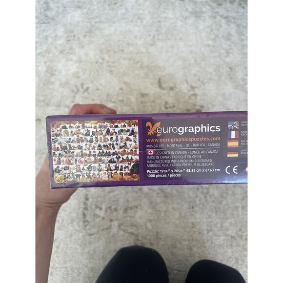 Halloween Pets Cats Dogs 1000 Piece Jigsaw Puzzle Eurographics New - Picture 2 of 3